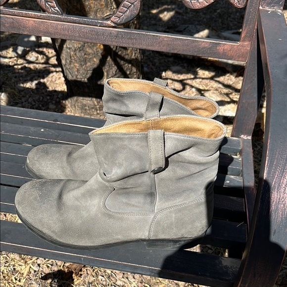 Birkenstock Slouch Gray Ankle Boots Size 40 - Picture 2 of 8